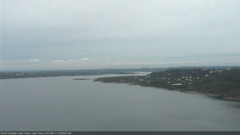 Lake Travis webcam, June 17, 2019 10:00 AM CT