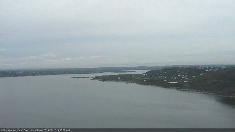 Lake Travis webcam, June 17, 2019 10:05 AM CT