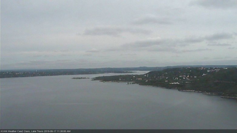 Lake Travis webcam, June 17, 2019 10:40 AM CT