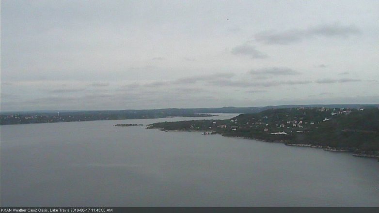 Lake Travis webcam, June 17, 2019 10:45 AM CT