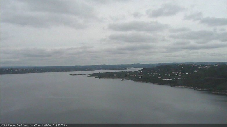 Lake Travis webcam, June 17, 2019 10:55 AM CT