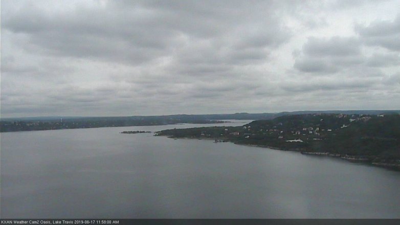 Lake Travis webcam, June 17, 2019 11:00 AM CT
