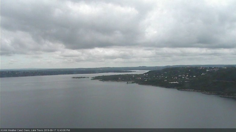 Lake Travis webcam, June 17, 2019 11:45 AM CT