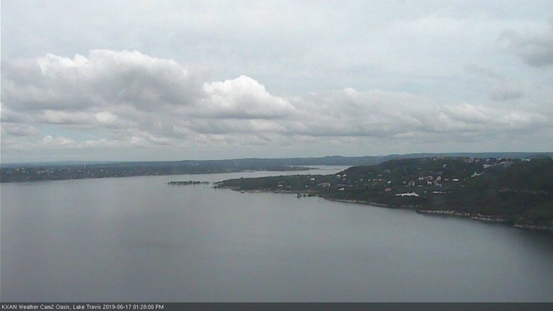 Lake Travis webcam, June 17, 2019 12:30 PM CT