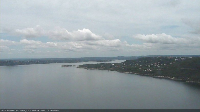Lake Travis webcam, June 17, 2019 12:45 PM CT