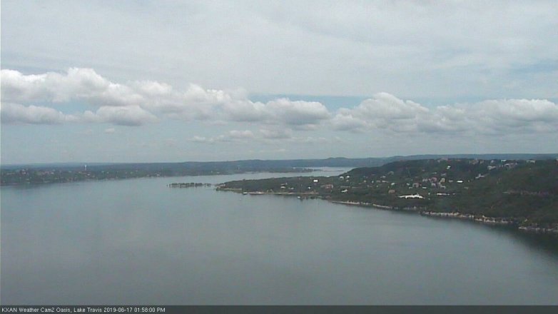 Lake Travis webcam, June 17, 2019 1:00 PM CT