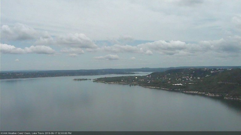 Lake Travis webcam, June 17, 2019 1:05 PM CT