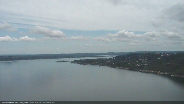 Lake Travis webcam, June 17, 2019 1:10 PM CT