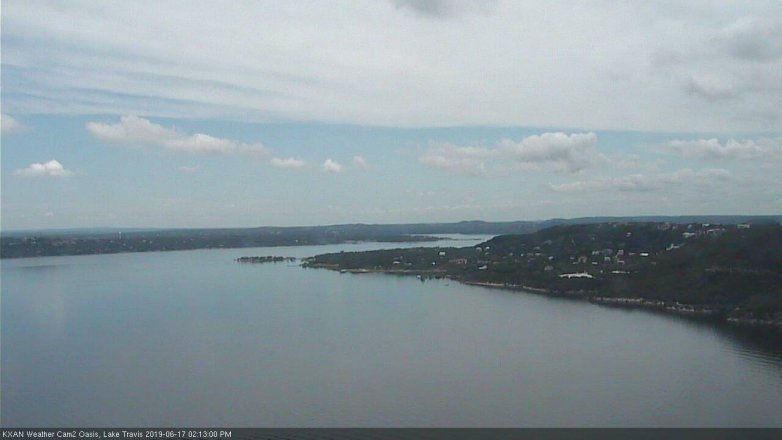 Lake Travis webcam, June 17, 2019 1:15 PM CT