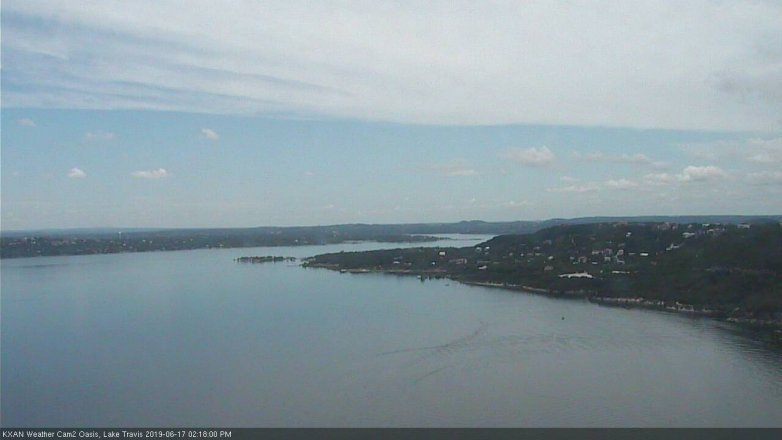 Lake Travis webcam, June 17, 2019 1:20 PM CT