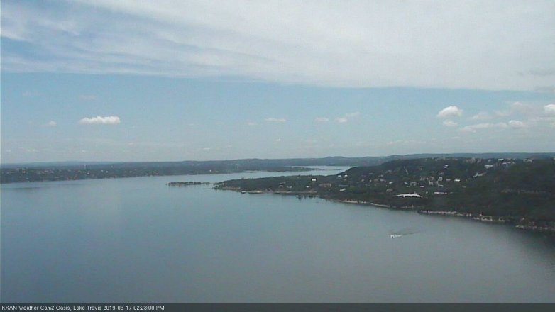 Lake Travis webcam, June 17, 2019 1:25 PM CT
