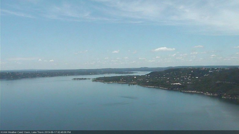 Lake Travis webcam, June 17, 2019 1:50 PM CT