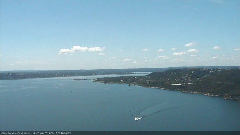 Lake Travis webcam, June 17, 2019 2:20 PM CT
