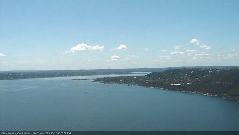Lake Travis webcam, June 17, 2019 2:25 PM CT