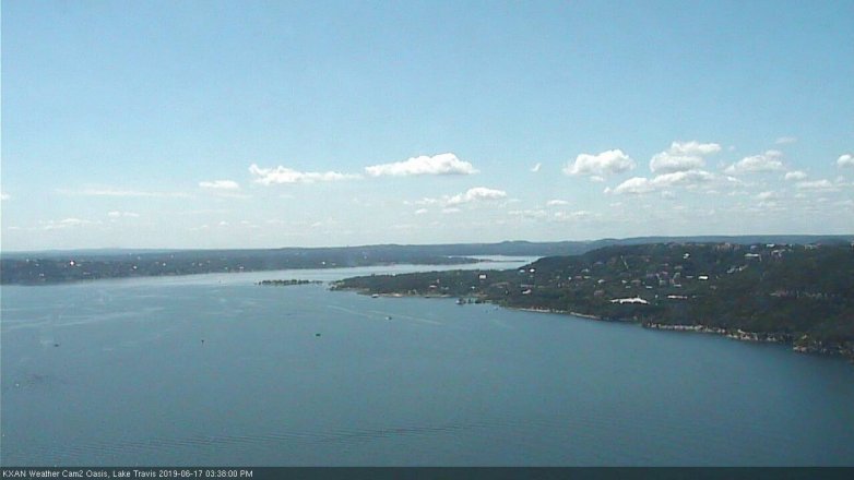 Lake Travis webcam, June 17, 2019 2:40 PM CT