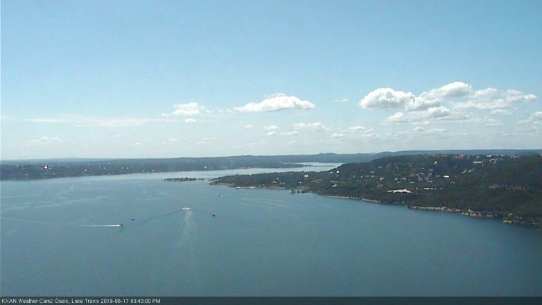 Lake Travis webcam, June 17, 2019 2:45 PM CT