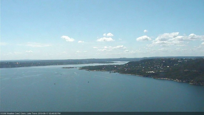 Lake Travis webcam, June 17, 2019 2:50 PM CT