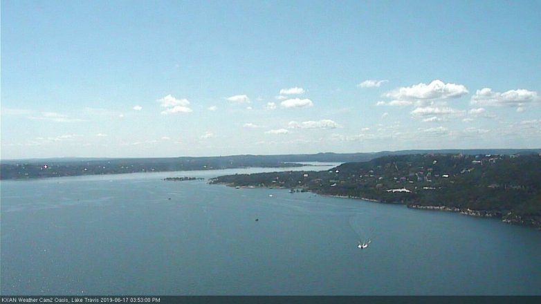 Lake Travis webcam, June 17, 2019 2:55 PM CT