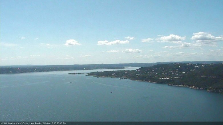 Lake Travis webcam, June 17, 2019 3:00 PM CT