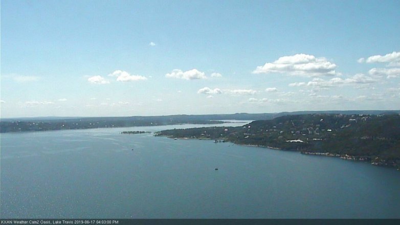 Lake Travis webcam, June 17, 2019 3:05 PM CT