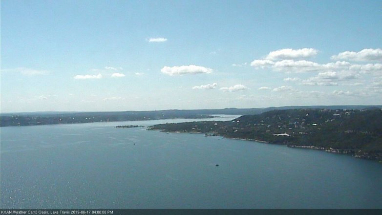 Lake Travis webcam, June 17, 2019 3:10 PM CT