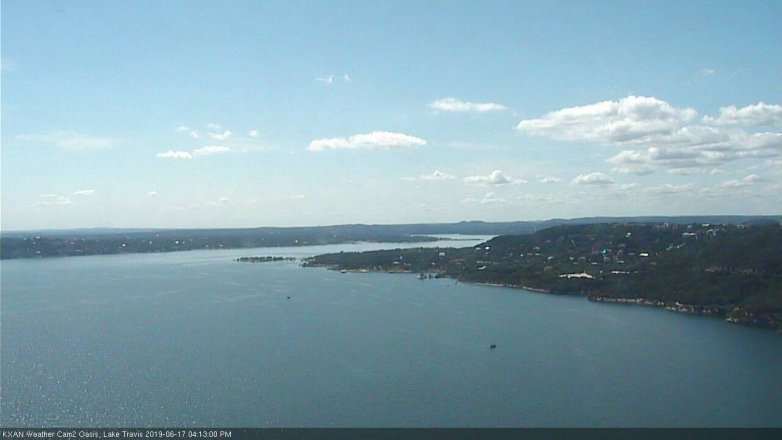 Lake Travis webcam, June 17, 2019 3:15 PM CT