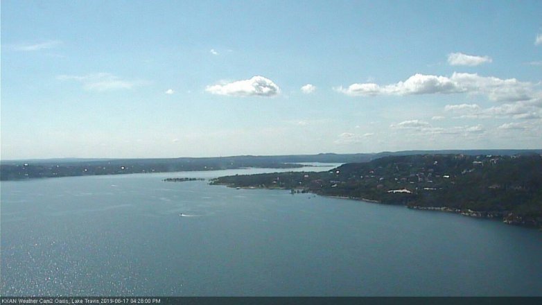 Lake Travis webcam, June 17, 2019 3:30 PM CT