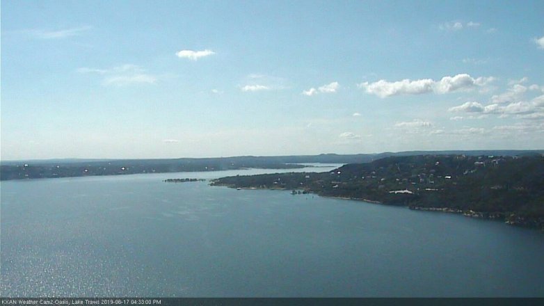 Lake Travis webcam, June 17, 2019 3:35 PM CT
