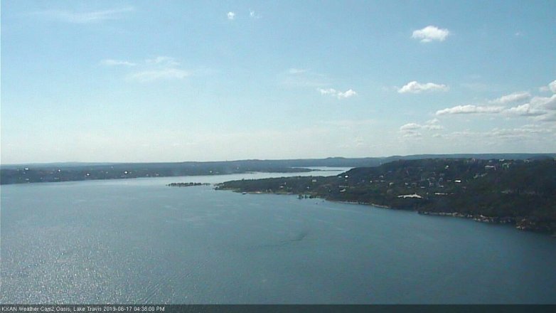 Lake Travis webcam, June 17, 2019 3:40 PM CT