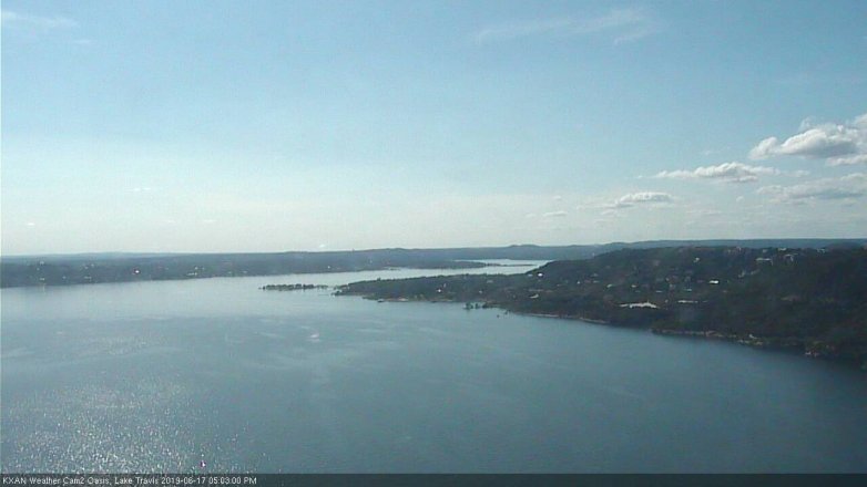 Lake Travis webcam, June 17, 2019 4:05 PM CT