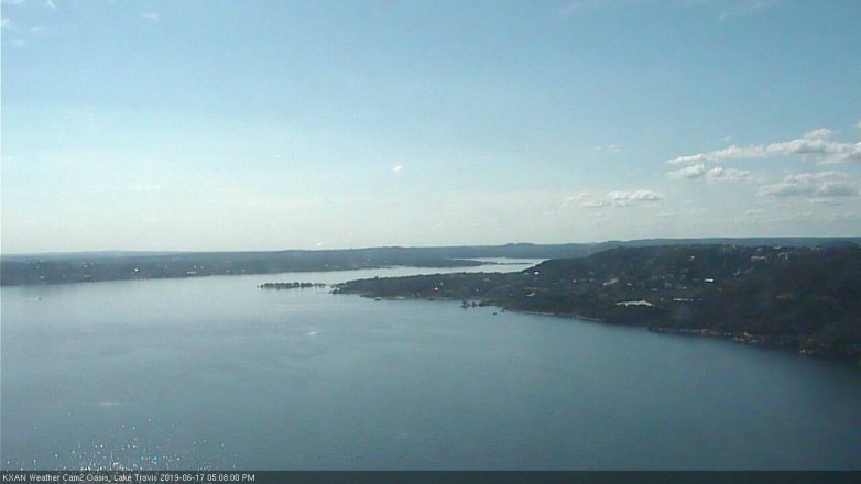 Lake Travis webcam, June 17, 2019 4:10 PM CT
