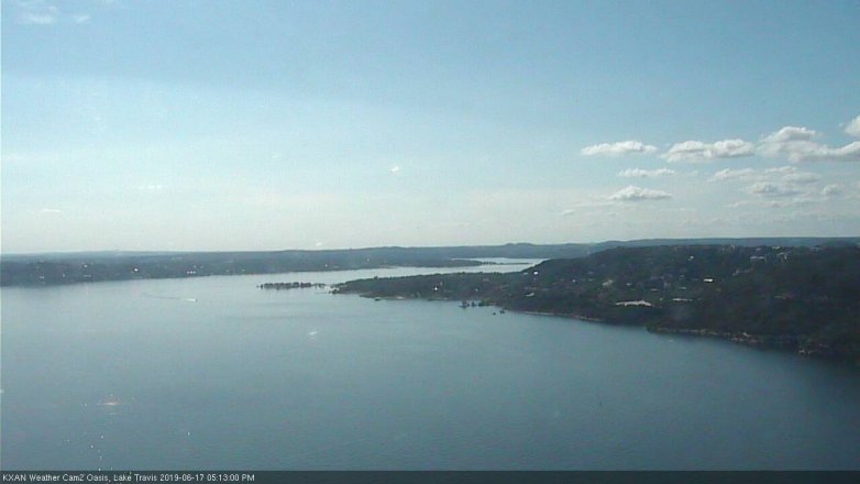 Lake Travis webcam, June 17, 2019 4:15 PM CT