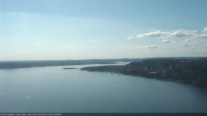 Lake Travis webcam, June 17, 2019 4:20 PM CT