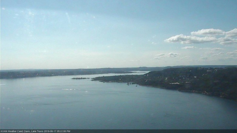 Lake Travis webcam, June 17, 2019 4:25 PM CT