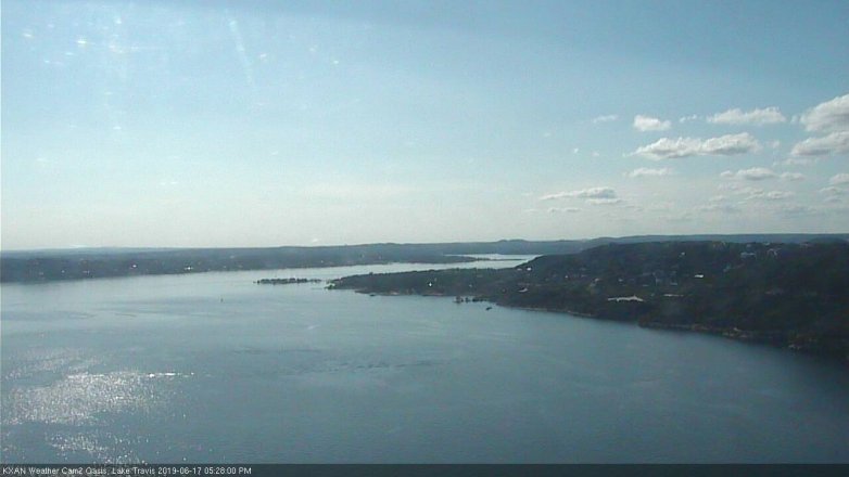 Lake Travis webcam, June 17, 2019 4:30 PM CT