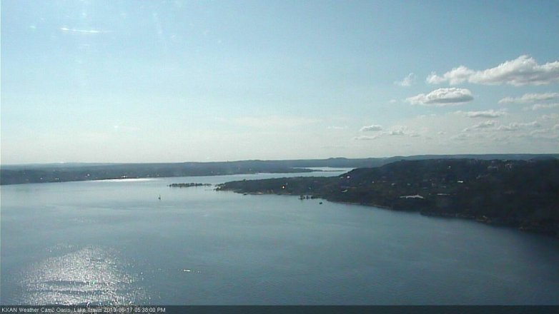 Lake Travis webcam, June 17, 2019 4:40 PM CT