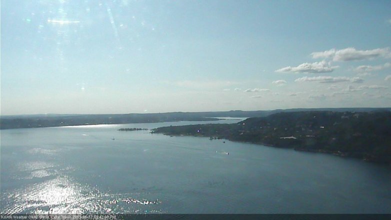 Lake Travis webcam, June 17, 2019 4:45 PM CT