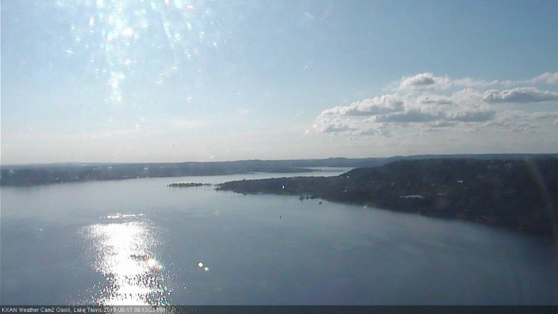 Lake Travis webcam, June 17, 2019 5:15 PM CT