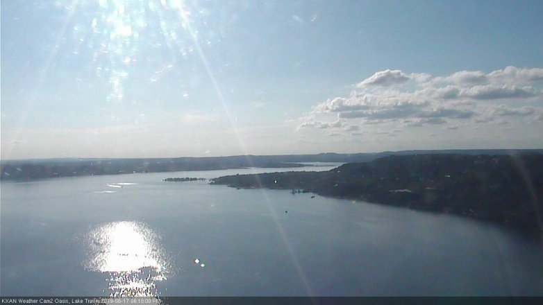 Lake Travis webcam, June 17, 2019 5:20 PM CT