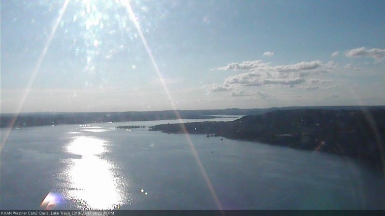 Lake Travis webcam, June 17, 2019 5:30 PM CT