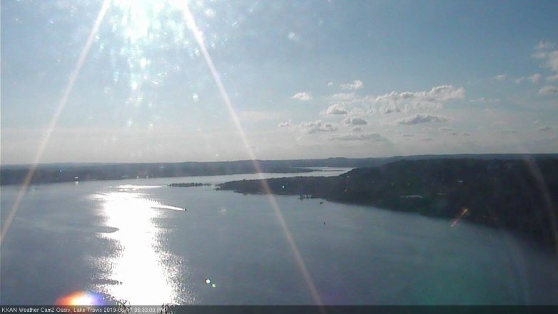 Lake Travis webcam, June 17, 2019 5:35 PM CT