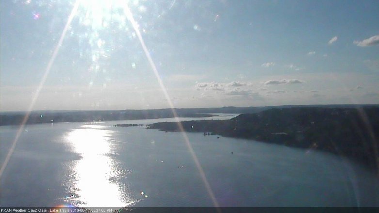 Lake Travis webcam, June 17, 2019 5:40 PM CT