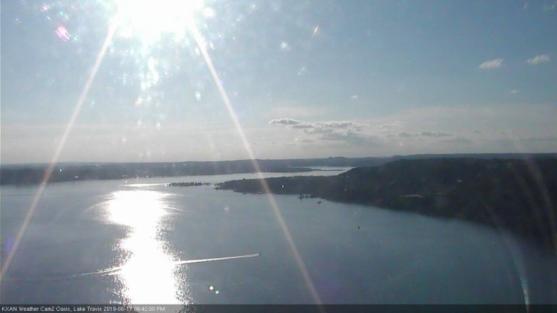 Lake Travis webcam, June 17, 2019 5:45 PM CT