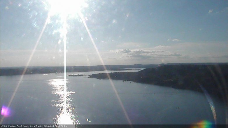 Lake Travis webcam, June 17, 2019 5:50 PM CT