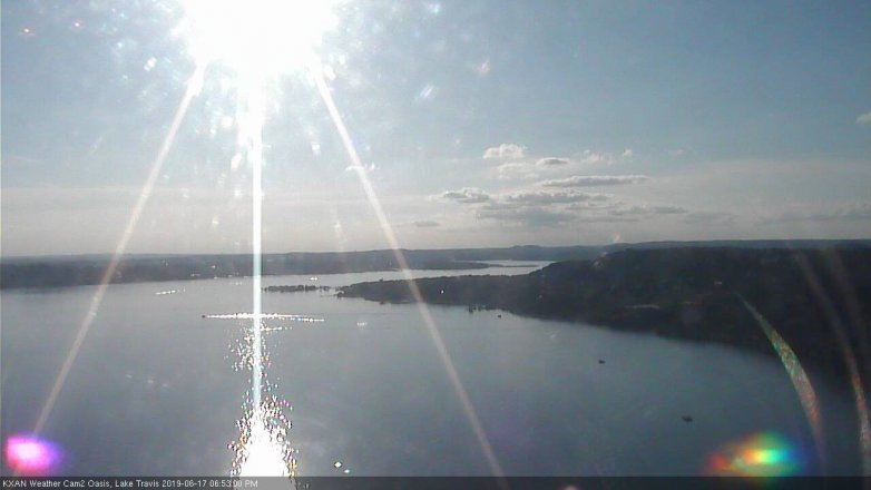 Lake Travis webcam, June 17, 2019 5:55 PM CT