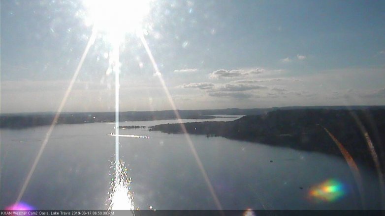 Lake Travis webcam, June 17, 2019 6:00 PM CT