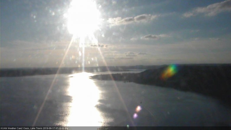 Lake Travis webcam, June 17, 2019 6:30 PM CT