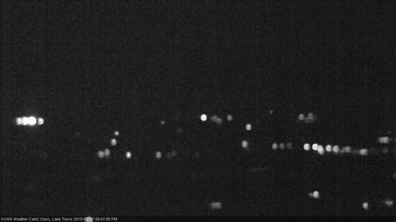 Lake Travis webcam, June 17, 2019 8:50 PM CT