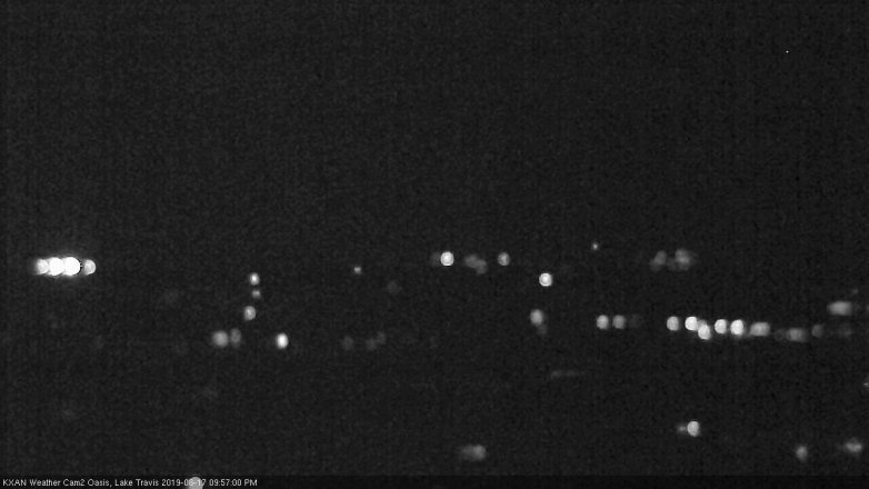 Lake Travis webcam, June 17, 2019 9:00 PM CT