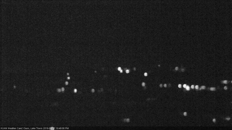Lake Travis webcam, June 17, 2019 9:50 PM CT